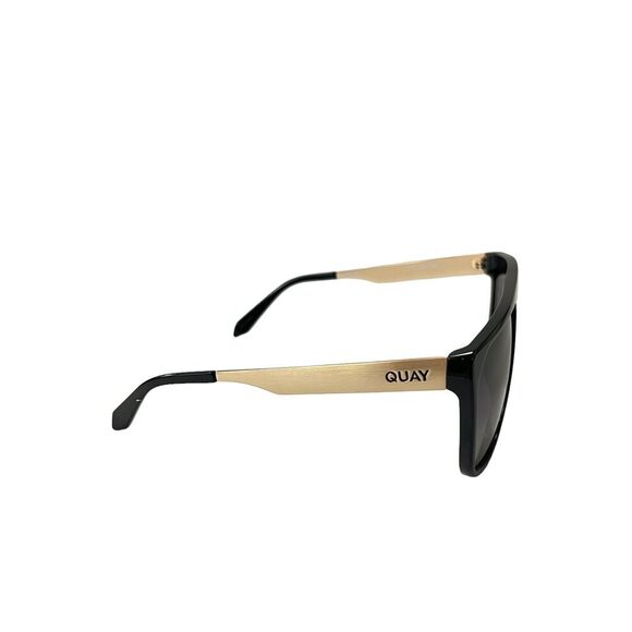 Quay Australia No Curfew Shield Sunglasses Black Smoke Polarized display picture 1